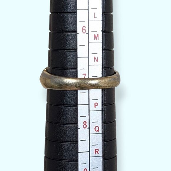 Vintage Topaz & Glass Costume Ring - Picture 8 of 8